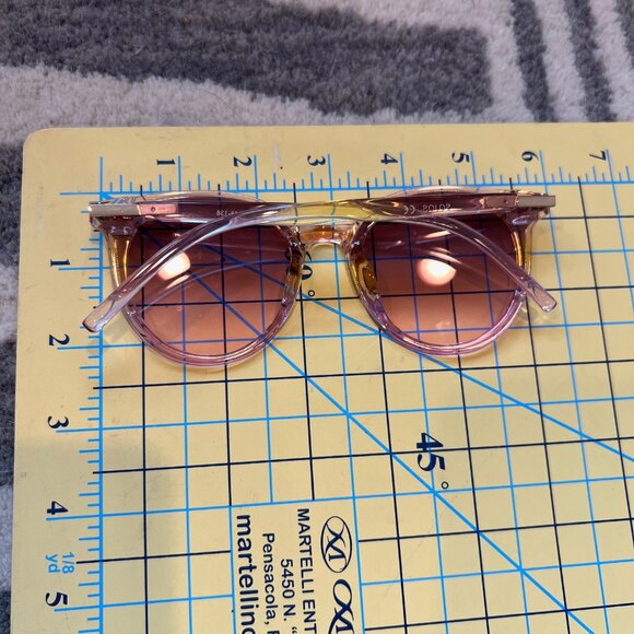 Sojos pink 70s look sunglasses - Picture 2 of 9